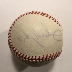 Rickey Henderson Autographed Baseball